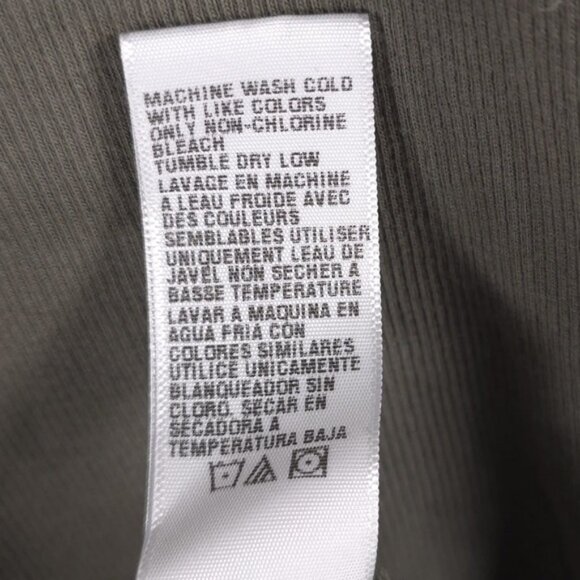 JAMES PERSE STANDARD Ribbed Knit Tank Mini Dress Cotton WNLC6617CU Size 3‎ LARGE - Picture 8 of 9